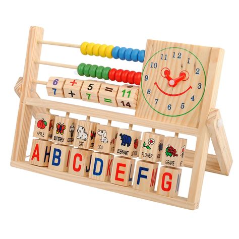 Free Shipping Educational Intellectual Toys Wooden Maths Frame