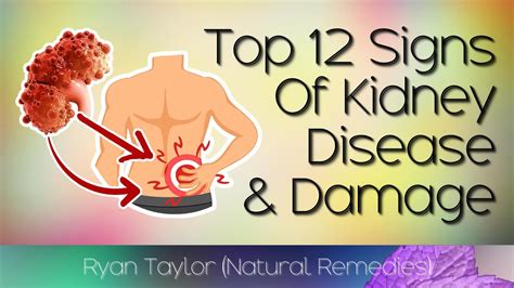 12 Early Signs Of Kidney Disease Youtube