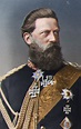 Frederick III German Emperor and King of Prussia, 1888. : Colorization