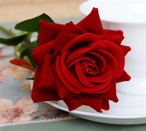 10 Rosas Vermelhas Aveludadas Arranjos Decoração Diamante Elo7