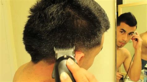 One thing is for sure; Taper Mohawk How to Cut your own Hair Andis T-Ouliner Wahl ...