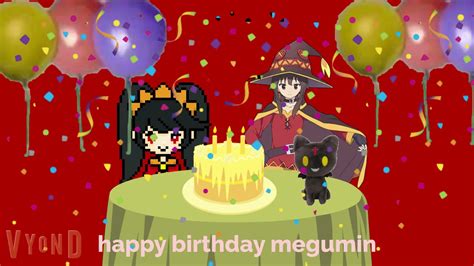 Happy Birthday Megumin Youtube