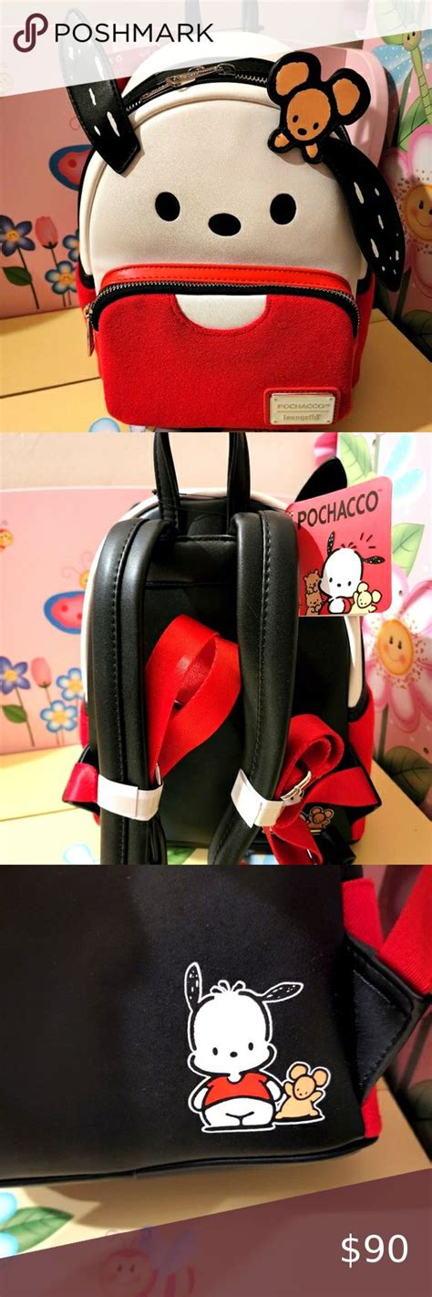 Loungefly Sanrio Pochacco Red T Shirt Figural Mini Backpack Boxlunch