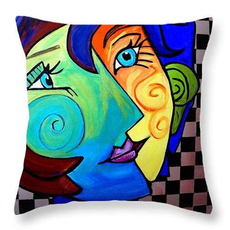 Nora Picassos Throw Pillow By Nora Shepley Fine Art America Art