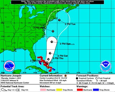 Hurricane Joaquin Strengthens But Likely To Track Out To Sea While Mid