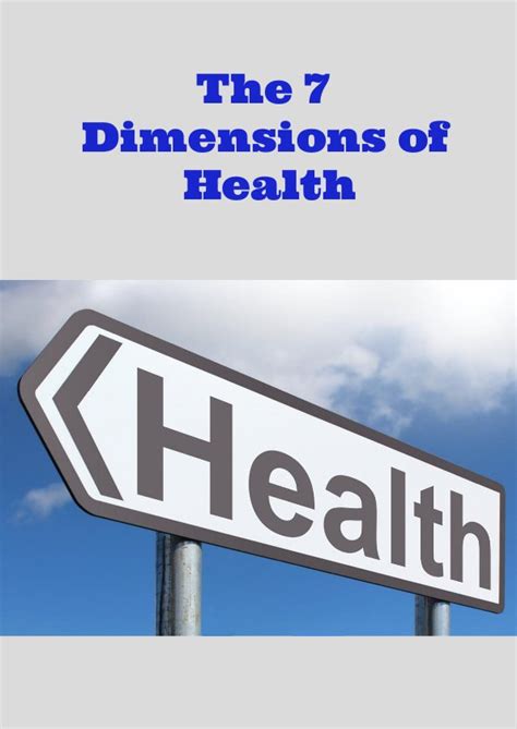 The 7 Dimensions Of Health By Natkat Flipsnack