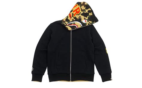 Buy and sell authentic bape streetwear on stockx including the bape abc shark full zip hoodie pink from. BAPE Ultimate 1st Camo Reversible PONR Shark Full Zip-Up ...