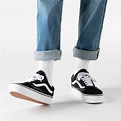 Vans Old Skool Platform Skate Shoe - Black | Journeys