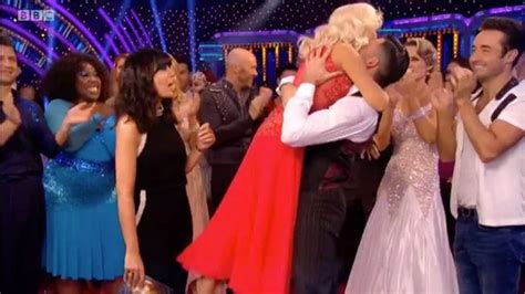 Debbie Mcgee Gets Massive Score For Week One As She Does Splits And Kisses Giovanni Pernice On