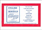 English from the Roots Up Word Cards Vol. 2 | Literacy Unlimited ...