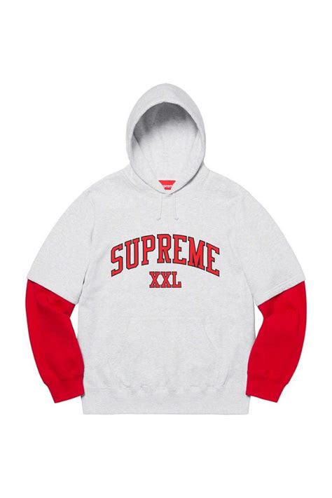 supreme xxl hooded sweatshirt urban outfitters