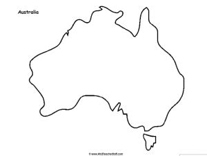 Australia printable map 3x5 : Australia Maps | A to Z Teacher Stuff Printable Pages and Worksheets