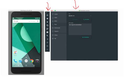 Right Panel In Android Emulator Not Showing Up Stack Overflow