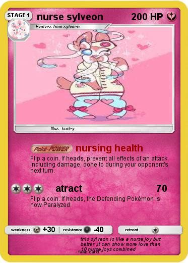 Pokémon Nurse Sylveon Nursing Health My Pokemon Card