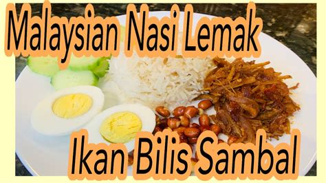 How To Make Malaysian Nasi Lemak With Ikan Bilis Sambal Anchovies