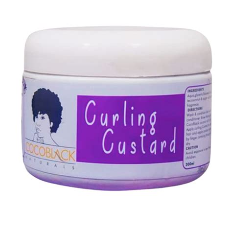 Buy Coco Black Naturals Curling Custard Ghana Coily Kinky Type C Hair Fl Oz Online At