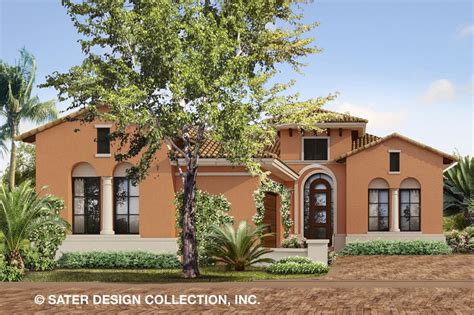 Mediterranean Style House Plan 3 Beds 35 Baths 2709 Sqft Plan 930