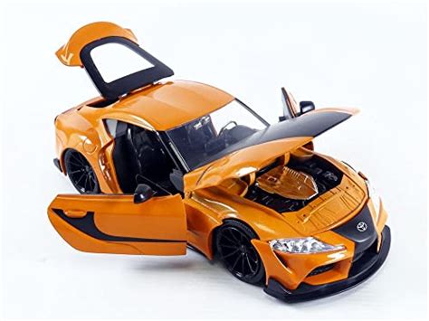 Fast And Furious F9 124 2020 Toyota Supra Die Cast Car Toys For Kids