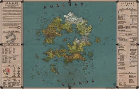 First time and mastery rewards, enemies and bosses, and target scores. Arganorh - Twin-Continents Map by Levodoom on DeviantArt ...