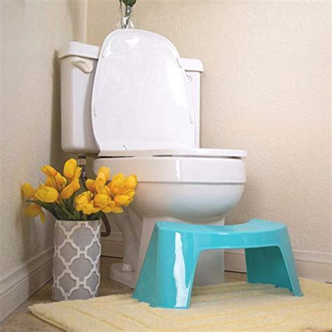 Easygopro 75 Original Blue Ergonomic Bathroom Toilet Stool One Size