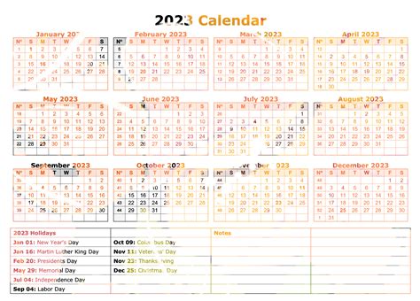 Calendar 2023 Png Transparent Image Download Size 3300x2374px