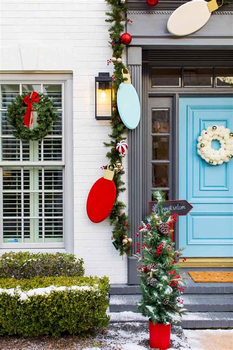 30 Diy Out Door Christmas Decorations Decoomo