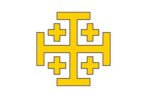 Flag Of The Latin Kingdom Of Jerusalem Rvexillology
