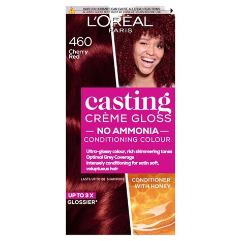 Loreal Casting Creme Gloss Cherry Red 460 Semi Permanent Hair Dye