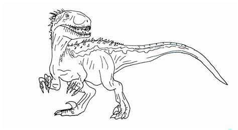 Indominus Rex Coloring Page Coloring Home