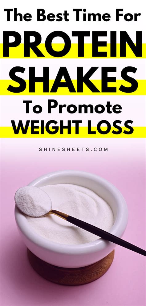The Best Time To Drink Protein Shakes To Promote Weight Loss