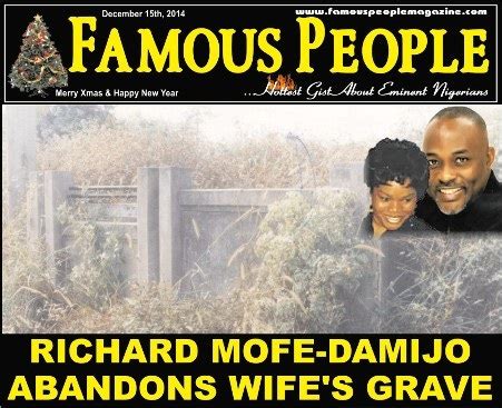 Richard Mofe Damijo Abandons Wifes Grave Nigeriafilms