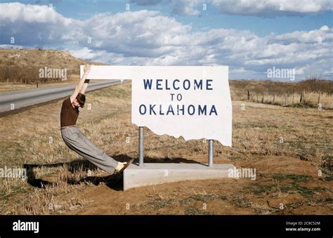 Welcome To Oklahoma Sign Usa Hi Res Stock Photography And Images Alamy