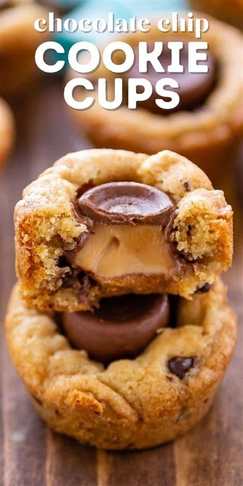 Easy recipes for a family dinner. Rolo Chocolate Chip Cookie Cups - Crazy for Crust | Recipe ...