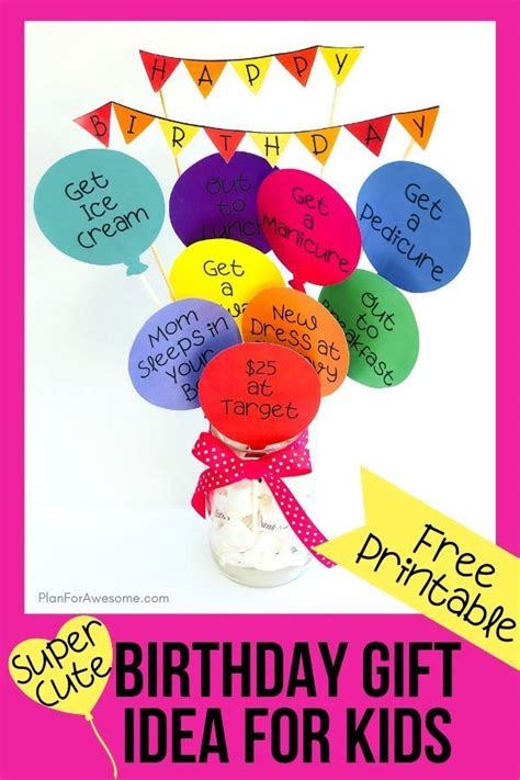17 great last minute gift ideas for him. Last-Minute Birthday Gift Idea for Kids - Free Printable ...