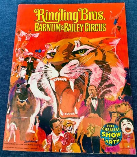 Ringling Bros And Barnum Bailey Circus Program Vintage Th