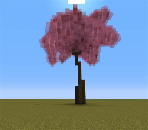 Cherry Blossom Tree Minecraft Cherry Blossom Leaves Minecraft Pe