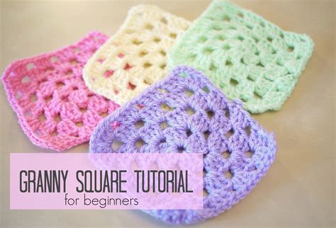 Crochet How To Crochet A Granny Square For Beginners Bella Coco