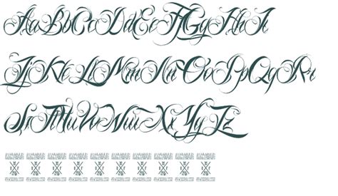 Fancy Alphabets Tattoo Pictures Pin Pinterest And187 Script Fonts