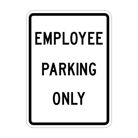 Employee Parking Only Print Plus Designz