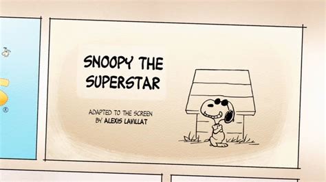 Snoopy The Superstar Peanuts Wiki Fandom