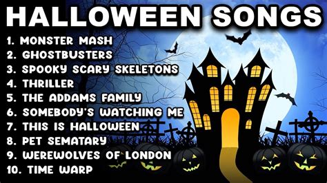 Halloween Songs Playlist 2023 🎃 Best Halloween Music Playlist Youtube