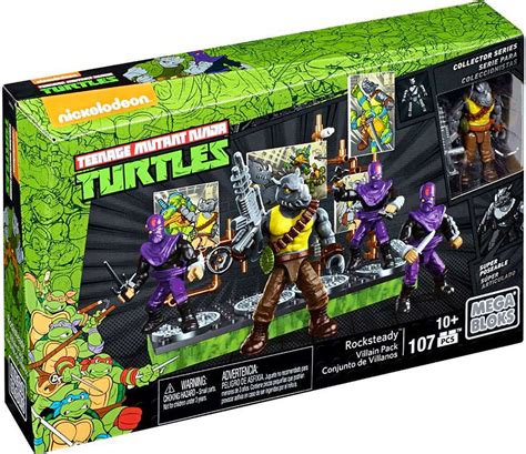 Mega Bloks Teenage Mutant Ninja Turtles Collector Rocksteady Set 28915