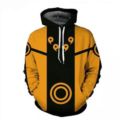 Naruto Uzumaki Rikudou Sennin Mode Zip Up Hoodie Jacket Naruto