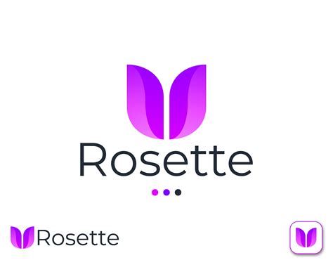 Rosette Logo Design Rose Icon Concept On Behance