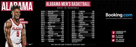 2018 Alabama Mens Basketball Print Collateral On Behance