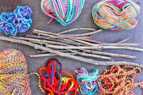 Easy Crafts For Kids Yarn Sticks Babble Dabble Do