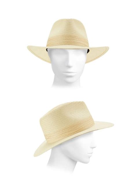 Shop Rag And Bone Packable Straw Fedora Saks Fifth Avenue