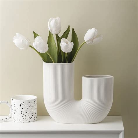 Modern White Vase