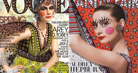 Artistic Illustrations On Fashion Magazine Covers