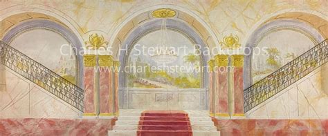 Grand Palace Interior Backdrop By Charles H Stewart Model 0036